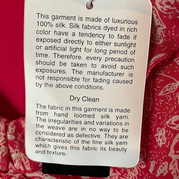 INC 100% Silk Floral Ruffled Sleeveless Lined Dress - Red Poppy - 4P  NWT - Picture 6 of 7